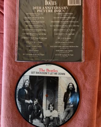Beatles 20th anniversary picture disc 7”