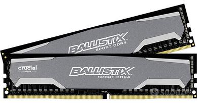Ballistix sport 2400 2x8gb 16gb kit ddr4 cl16