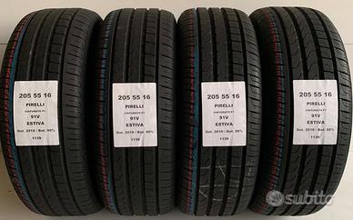 4 gomme 205 55 16 pirelli a1139