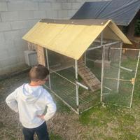 Conigliera da Esterno a 2 Livelli