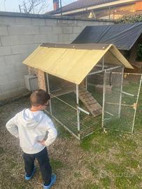 Conigliera da Esterno a 2 Livelli