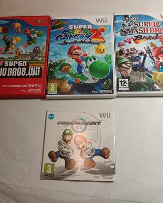 lotto 4 giochi wii 