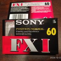 2 Cassette audio nuove incellofanate SONY FXI 60