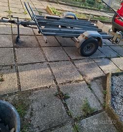 carrello portamoto 3 posti umbra