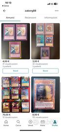 Carte varie yugioh ( prezzi in foto )