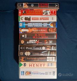 Lotto 12 vhs originali