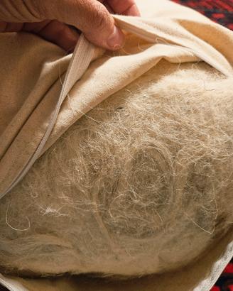 Pura lana naturale per imbottitura