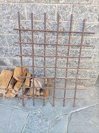 Inferriata ferro tondo pieno