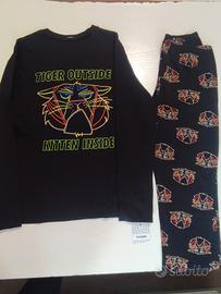 Pigiama cotone Tezenis 8-9 anni NUOVO 