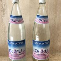 N.2 bottiglie acqua "OGEU" vintage