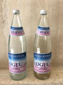 N.2 bottiglie acqua "OGEU" vintage