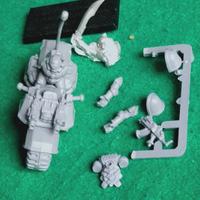 Firstborn Space Marine con sciabola su Moto/ Bike