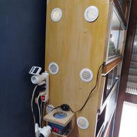 Teca per rettili 5 scomparti