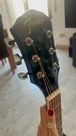 Chitarra acustica Fender nera
