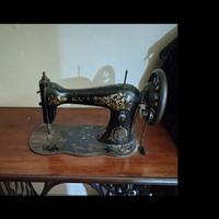 Macchina Da Cucire Singer Base In Ghisa '900