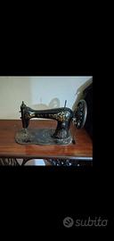 Macchina Da Cucire Singer Base In Ghisa '900