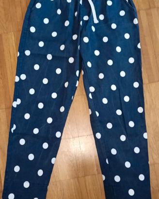 Jeans morbidi a pois