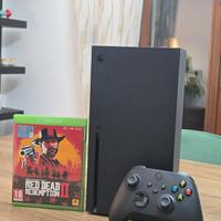 Consolle Gaming XBOX serie X, controller, RDR II