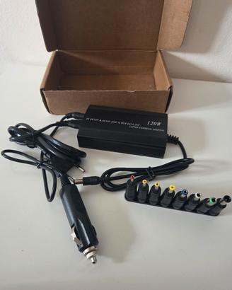 Alimentatore Universale Notebook 120W AC/DC con A