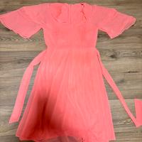 VESTITO ROSA CORALLO Taglia M/L  con cintura