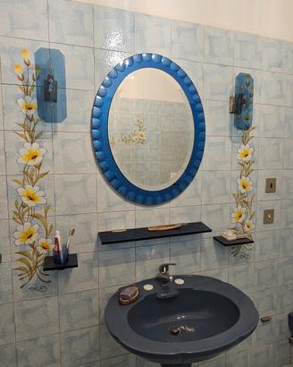 set bagno vega anni 70 vintage