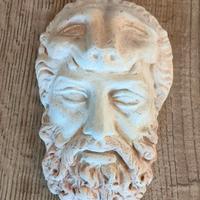 Scultura Ercole viso. Scolpita a mano "Athens Hand