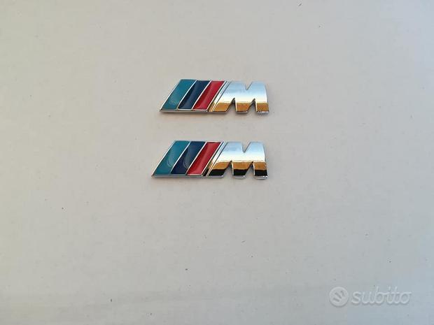 Coppia Stemma Bmw M parafango anteriore 4,5 cm