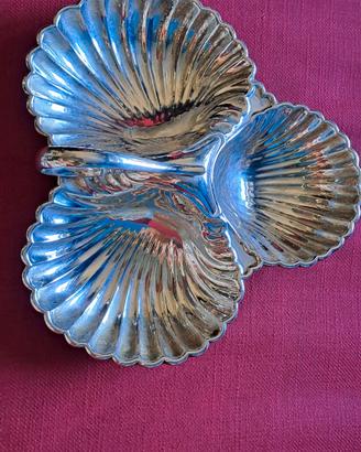 centrotavola conchiglia argento 800 (311g)