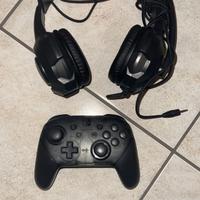 joistick e cuffie