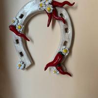 Decorazione casa nuova augurio ferro di cavallo