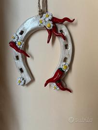 Decorazione casa nuova augurio ferro di cavallo