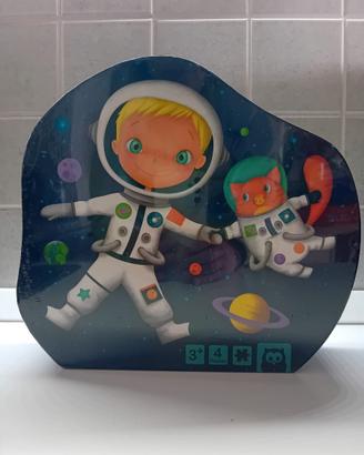 ASTRONAUT EVOLUTIVE PUZZLES - Puzzle 4 in 1
