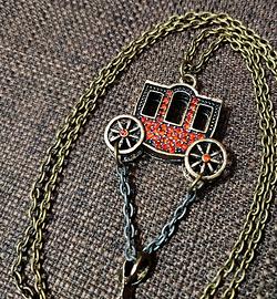 Collana Carrozza con Scarpetta Cinderella Disney