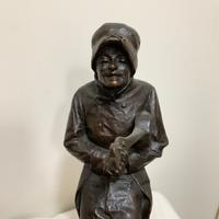 Scultura bronzo Giovanni Battista Amendola