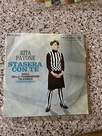 Vinile Rita Pavone 45 giri  stasera con te