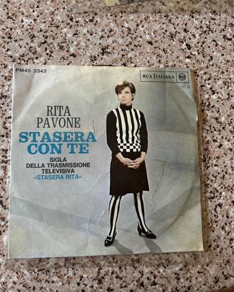 Vinile Rita Pavone 45 giri  stasera con te