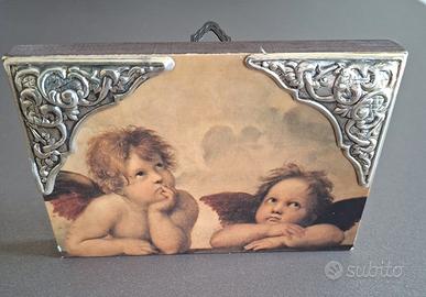 Quadretto Angioletti cornice argento 925