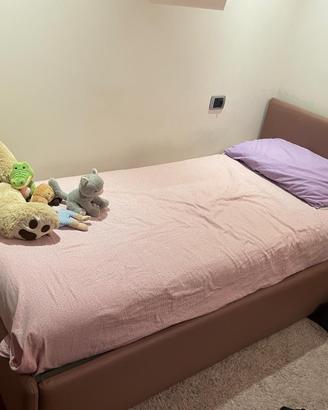 Letto singolo con contenitore