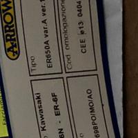 Marmitta Arrow terminale