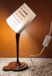 2 Lampade da tavolo / comodino effetto cioccolato