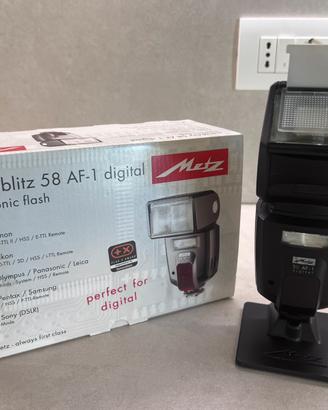 Flash Metz Mecablitz 58 AF 1 digital x Canon