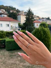 Gioiello salvini oro 18 KT con diamanti naturali