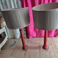 Coppia Lampade Antichi Candelieri 