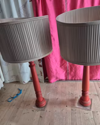 Coppia Lampade Antichi Candelieri 