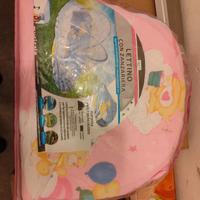 Lettino con zanzariera 