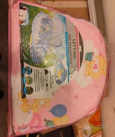 Lettino con zanzariera 