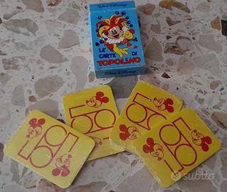 Carte da gioco Disney Topolino 50 (anno 1979)