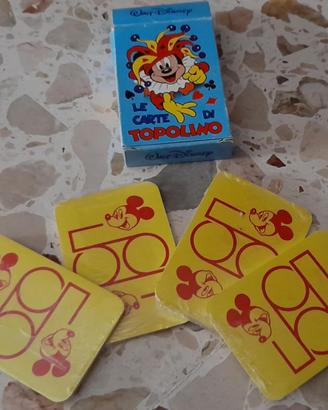 Carte da gioco Disney Topolino 50 (anno 1979)
