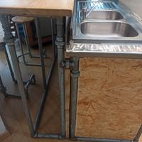 Cucina in acciaio