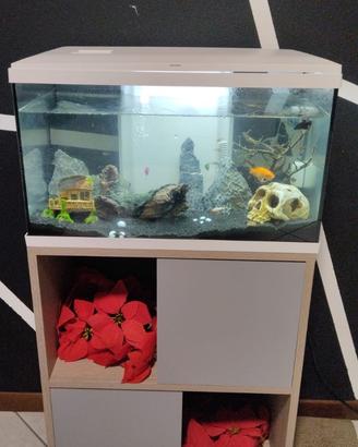 Acquario 63 litri con mobile